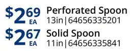 Restaurant Depot Perforated Spoon, Solid Spoon offer