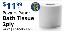 Restaurant Depot Powers Paper Bath Tissue 2ply offer