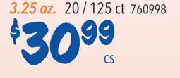 Restaurant Depot 20 / 125 ct 760998 offer