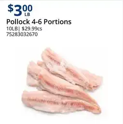 Restaurant Depot Pollock 4-6 Portions offer