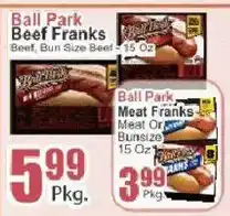 Key Food Ball Park Beef Franks offer