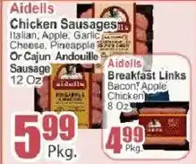 Key Food Aidells Chicken Sausages offer
