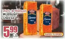 Key Food Dietz & Watson Muenster Cheese offer