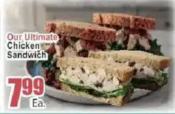 Key Food Our Ultimate Chicken Sandwich offer