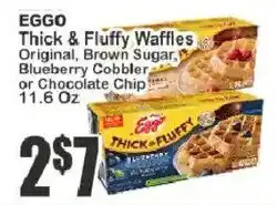 Key Food Eggo thick & fluffy waffles offer
