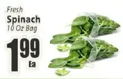 Key Food Fresh Spinach offer