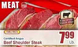 Key Food Certified Angus Beef Shoulder Steak offer