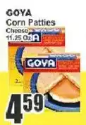 Key Food Goya corn patties cheese offer