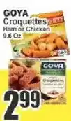 Key Food Goya croquettes ham or chicken offer