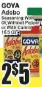 Key Food Goya adobo seasoning offer