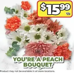 Price Cutter You're a peach bouquet offer