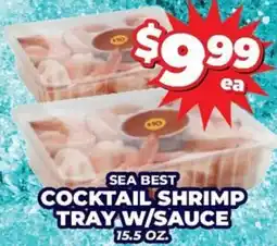 Price Cutter Sea Best Cocktail Shrimp Tray W/Sauce offer