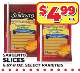 Price Cutter Sargento slices offer