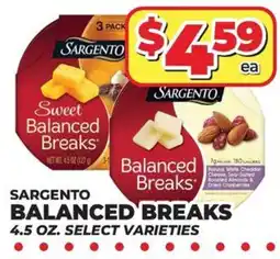 Price Cutter Sargento balanced breaks offer