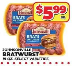 Price Cutter Johnsonville bratwurst offer
