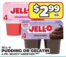 Price Cutter Jell-o pudding or gelatin offer