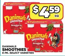 Price Cutter Danimals smoothies offer