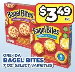 Price Cutter Ore-ida bagel bites offer