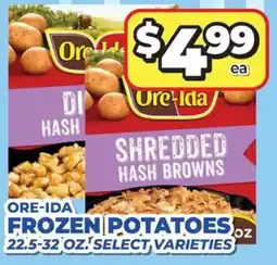 Price Cutter Ore-ida shredded hash browns offer