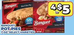Price Cutter Banquet pot pies offer