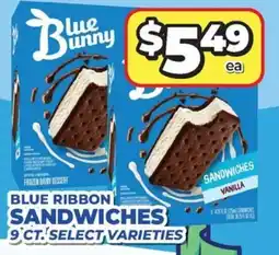Price Cutter Blue Bunny Blue Ribbon Sandwiches offer