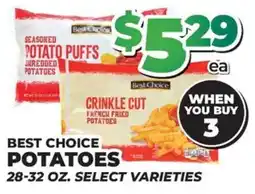 Price Cutter Best Choice Potatoes offer