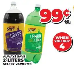 Price Cutter Always Save grape artificially flavored soda offer