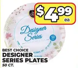 Price Cutter Best Choice Designer Series Plates offer