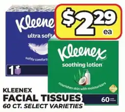 Price Cutter Kleenex facial tissues offer