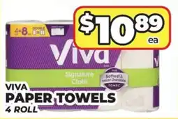 Price Cutter Viva paper towels offer