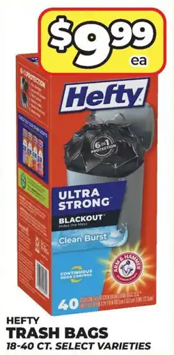 Price Cutter Hefty trash bags offer