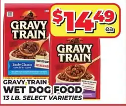 Price Cutter Gravy Train wet dog food offer