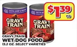 Price Cutter Gravy Train wet dog food offer