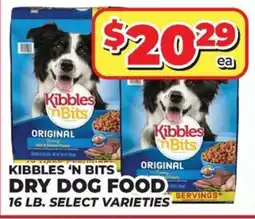 Price Cutter Kibbles 'n Bits dry dog food offer