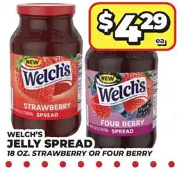 Price Cutter Welch's jelly spread offer