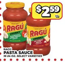 Price Cutter Ragu pasta sauce offer