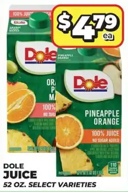 Price Cutter Dole juice offer