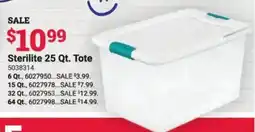 Ace Hardware Sterilite 25 Qt. Tote offer
