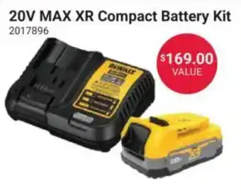 DeWalt 20v max xr compact battery kit