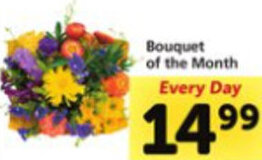 Safeway Bouquet Of The Month offer
