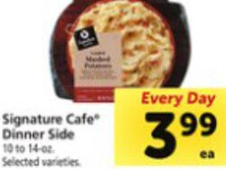 Safeway Signature Cafe Dinner Side offer