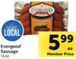 Safeway Evergood Sausage offer