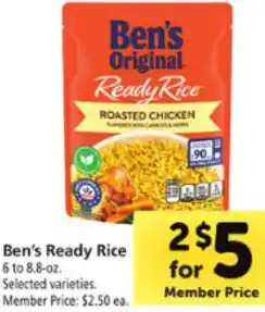 Safeway Ben's Ready Rice offer