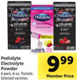 Safeway Pedialyte Electrolyte Powder offer