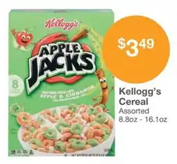 Kinney Drugs Kellogg's Cereal offer