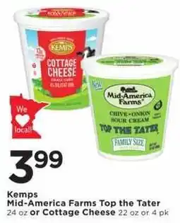 Cub Foods Kemps Mid-America Farms Top the Tater or Cottage Cheese offer