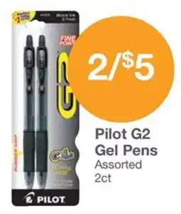 Kinney Drugs Pilot G2 Gel Pens offer
