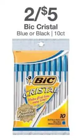 Kinney Drugs Bic Cristal offer