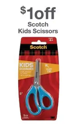 Kinney Drugs Scotch kids scissors offer