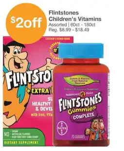 Kinney Drugs Flintstones Children's Vitamins offer